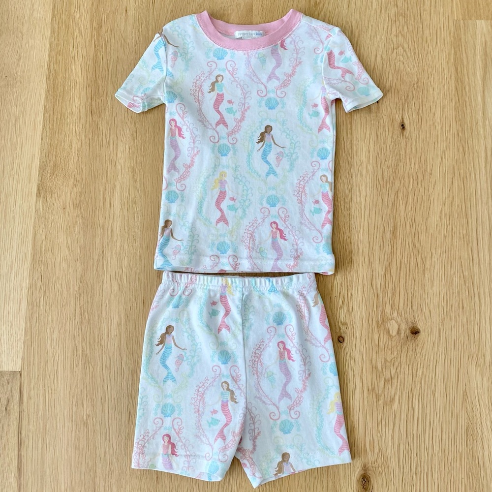Pottery Barn Kids Mermaid Pajamas🧜‍♀️💕RARE
